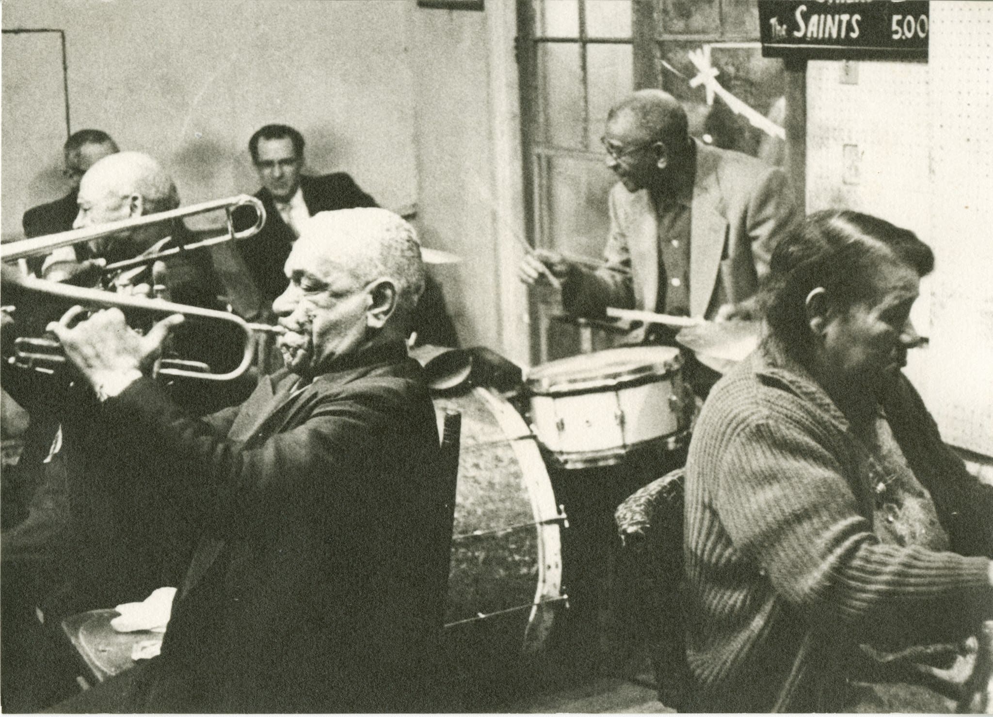 DE DE PIERCE AND HIS WIFE, BILLIE PIERCE PERFORMING AT PRESERVATION HALL